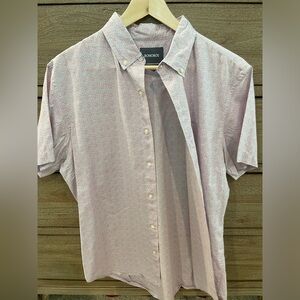 BONOBOS Slim Fit Short Sleeve Button-Up Shirt Size Large